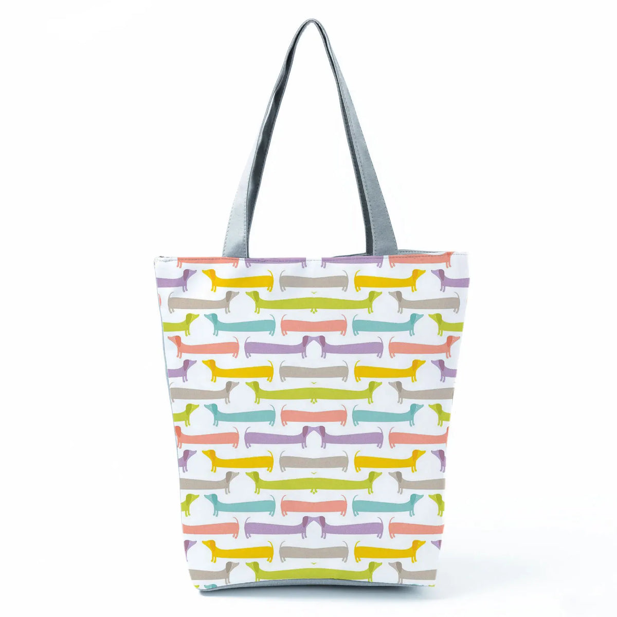 Dachshund Printed Handbag Women High Capacity Tote Bag
