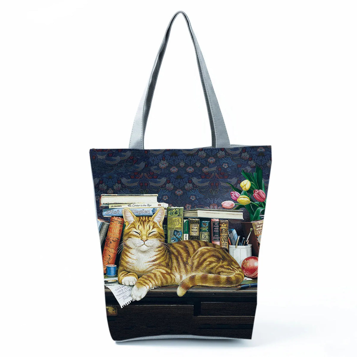 Dachshund Printed Handbag Women High Capacity Tote Bag