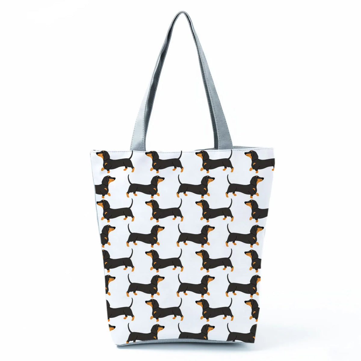 Dachshund Printed Handbag Women High Capacity Tote Bag