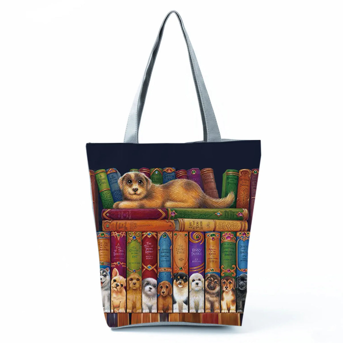 Dachshund Printed Handbag Women High Capacity Tote Bag