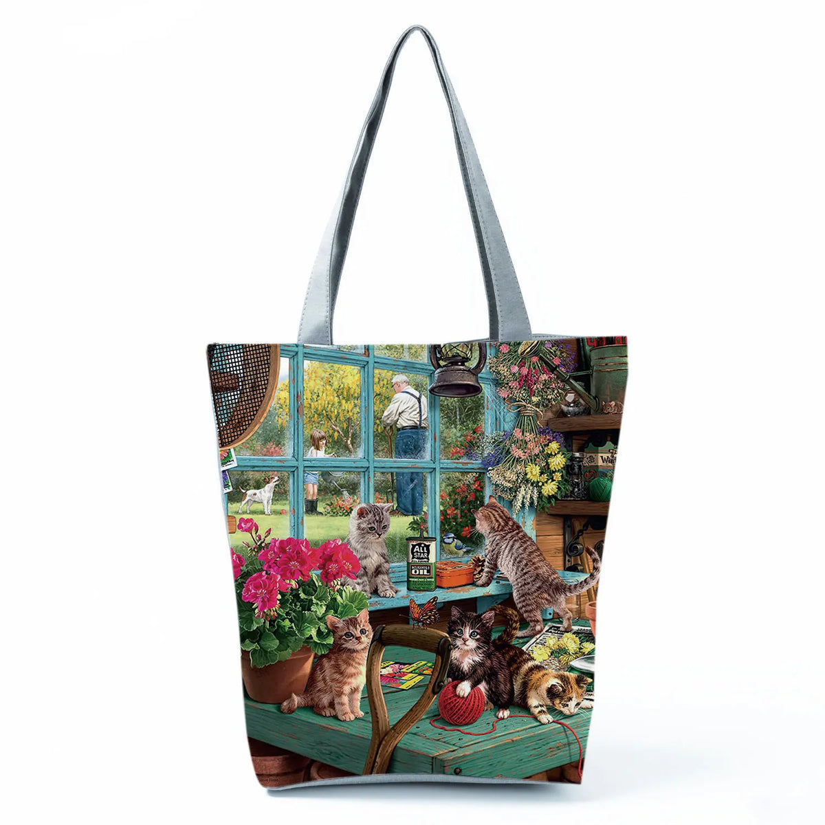 Dachshund Printed Handbag Women High Capacity Tote Bag