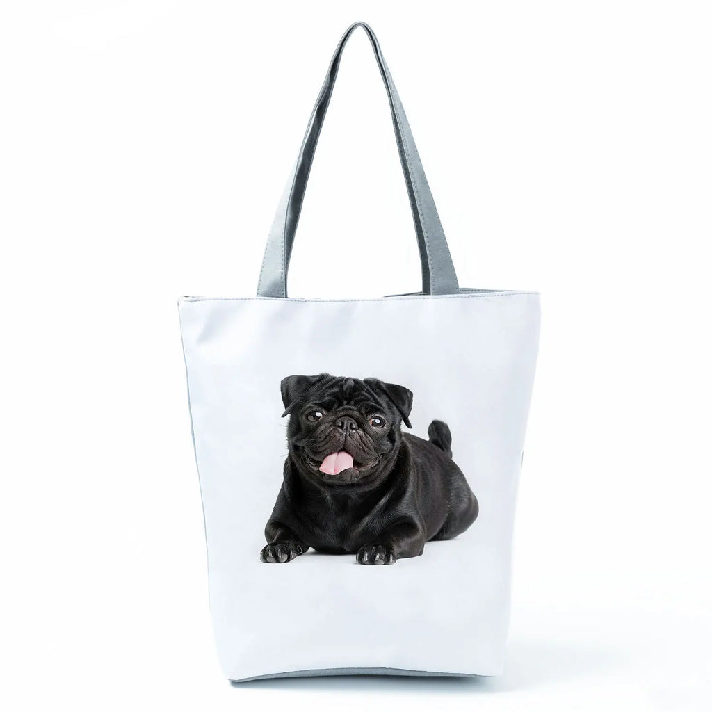 Dachshund Printed Handbag Women High Capacity Tote Bag