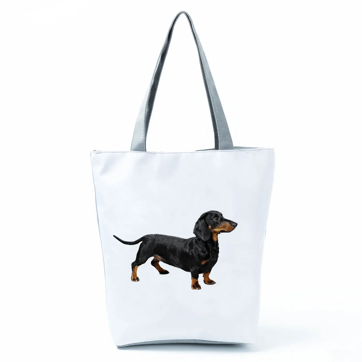 Dachshund Printed Handbag Women High Capacity Tote Bag