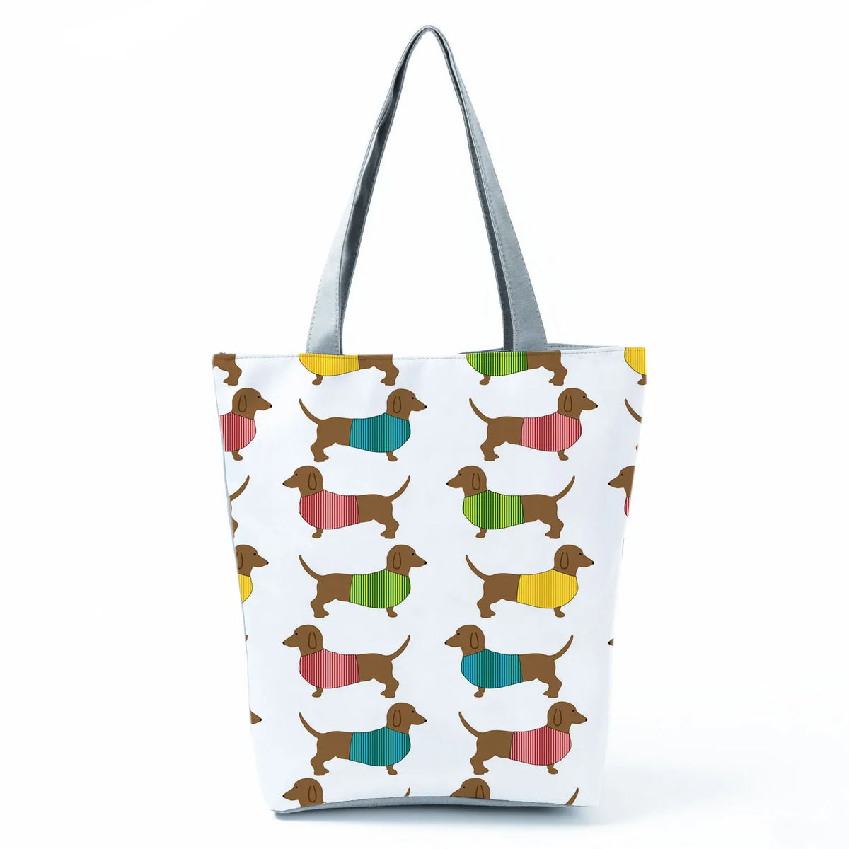 Dachshund Printed Handbag Women High Capacity Tote Bag