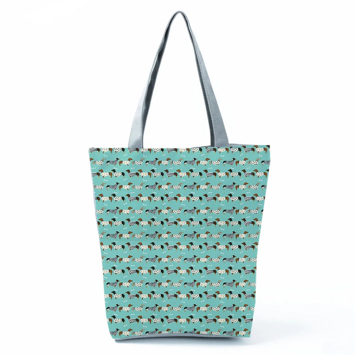 Dachshund Printed Handbag Women High Capacity Tote Bag