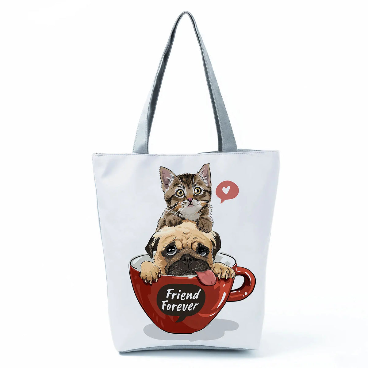 Dachshund Printed Handbag Women High Capacity Tote Bag