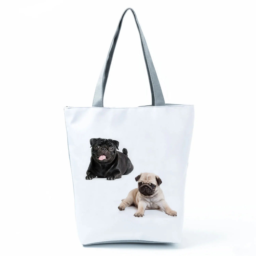 Dachshund Printed Handbag Women High Capacity Tote Bag