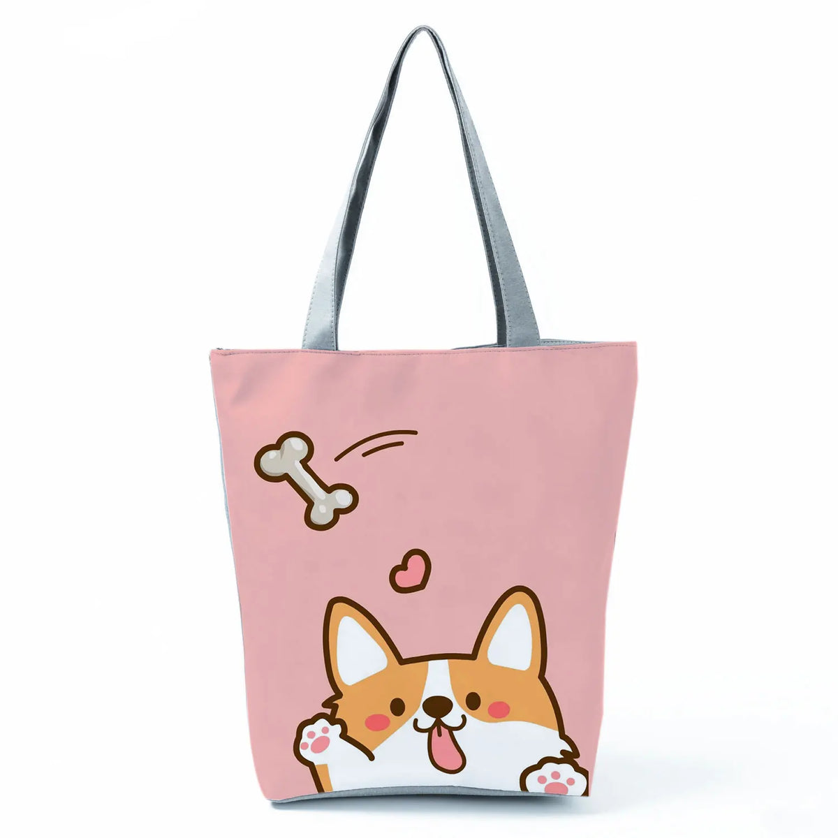 Dachshund Printed Handbag Women High Capacity Tote Bag
