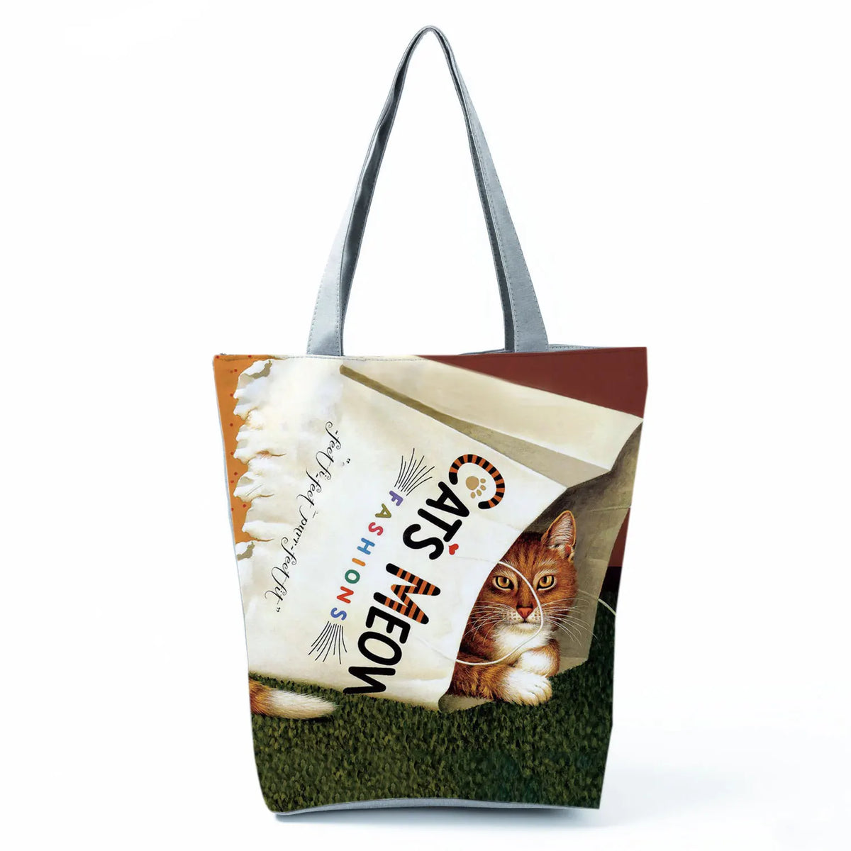 Dachshund Printed Handbag Women High Capacity Tote Bag