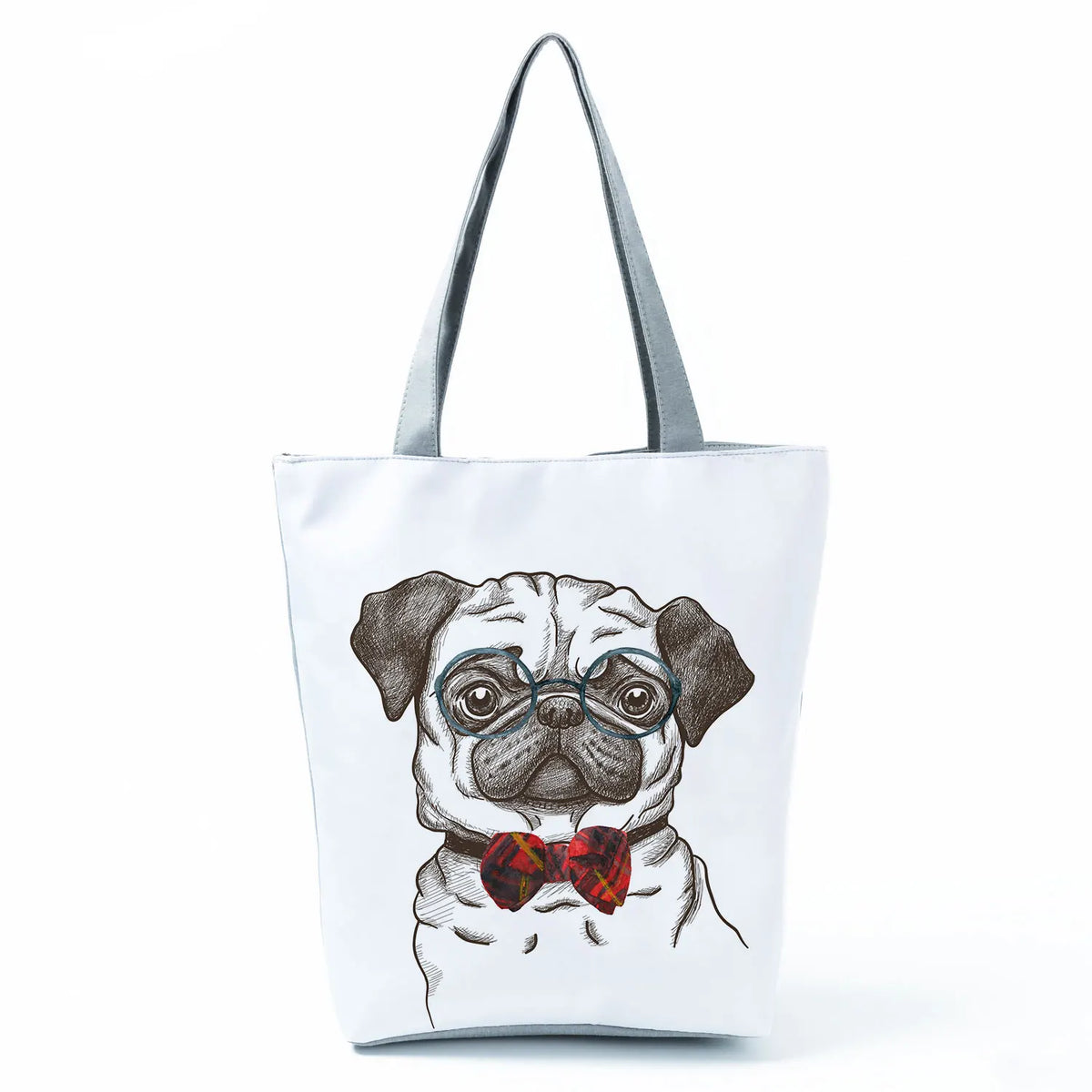Dachshund Printed Handbag Women High Capacity Tote Bag