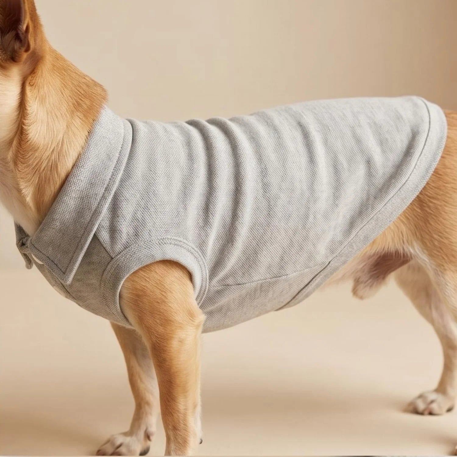 Cartoon Dachshund Embroidered Pet Polo Shirt Soft Breathable Sleeveless Dog Clothing Daily Home Outdoor Walking Outfit