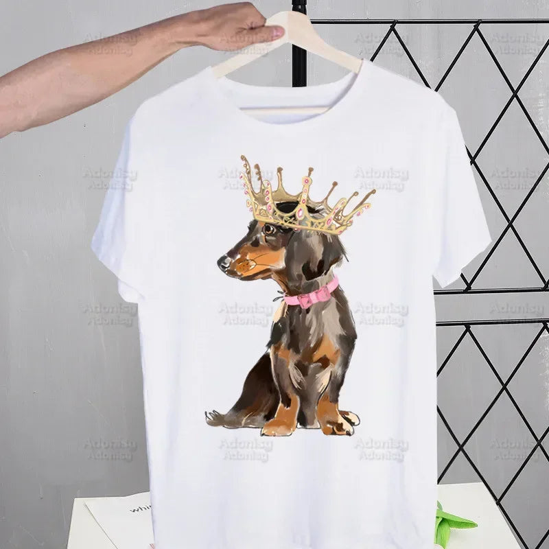 Dachshund Anatomy Men's Retro Tee