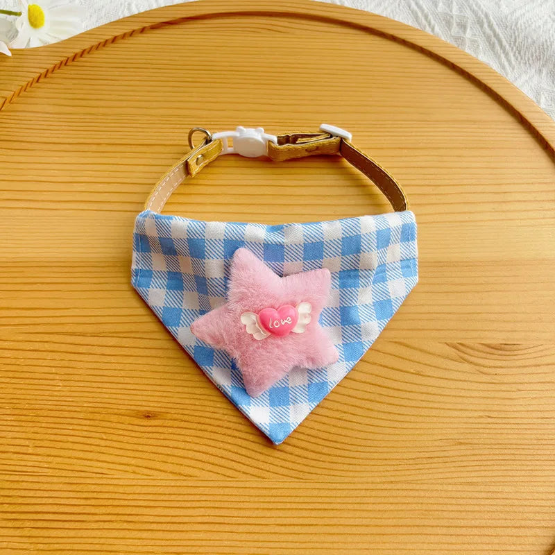 Cute Dog Bib & Collar