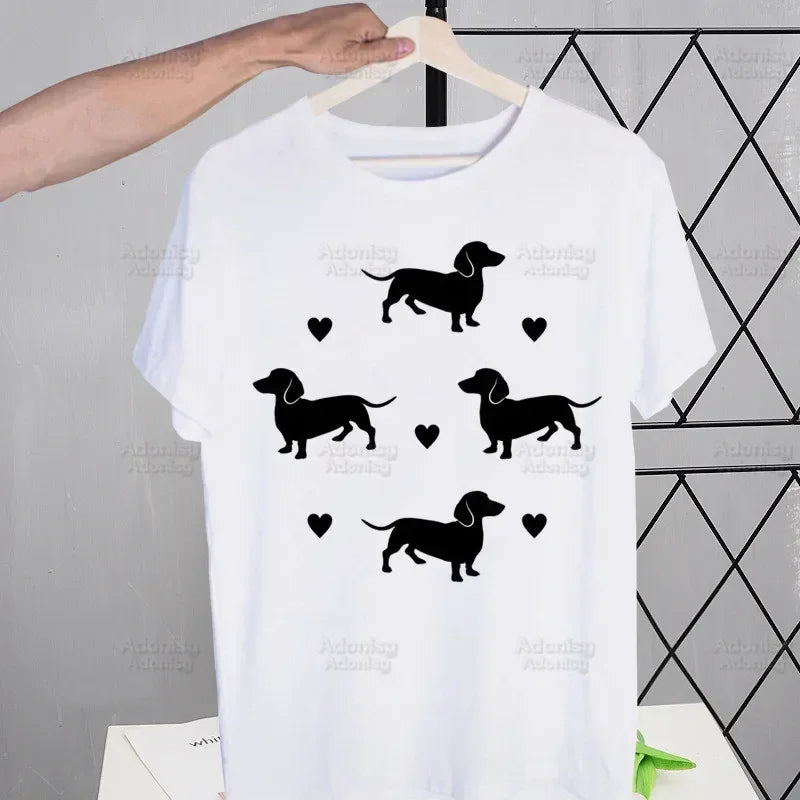 Dachshund Anatomy Men's Retro Tee