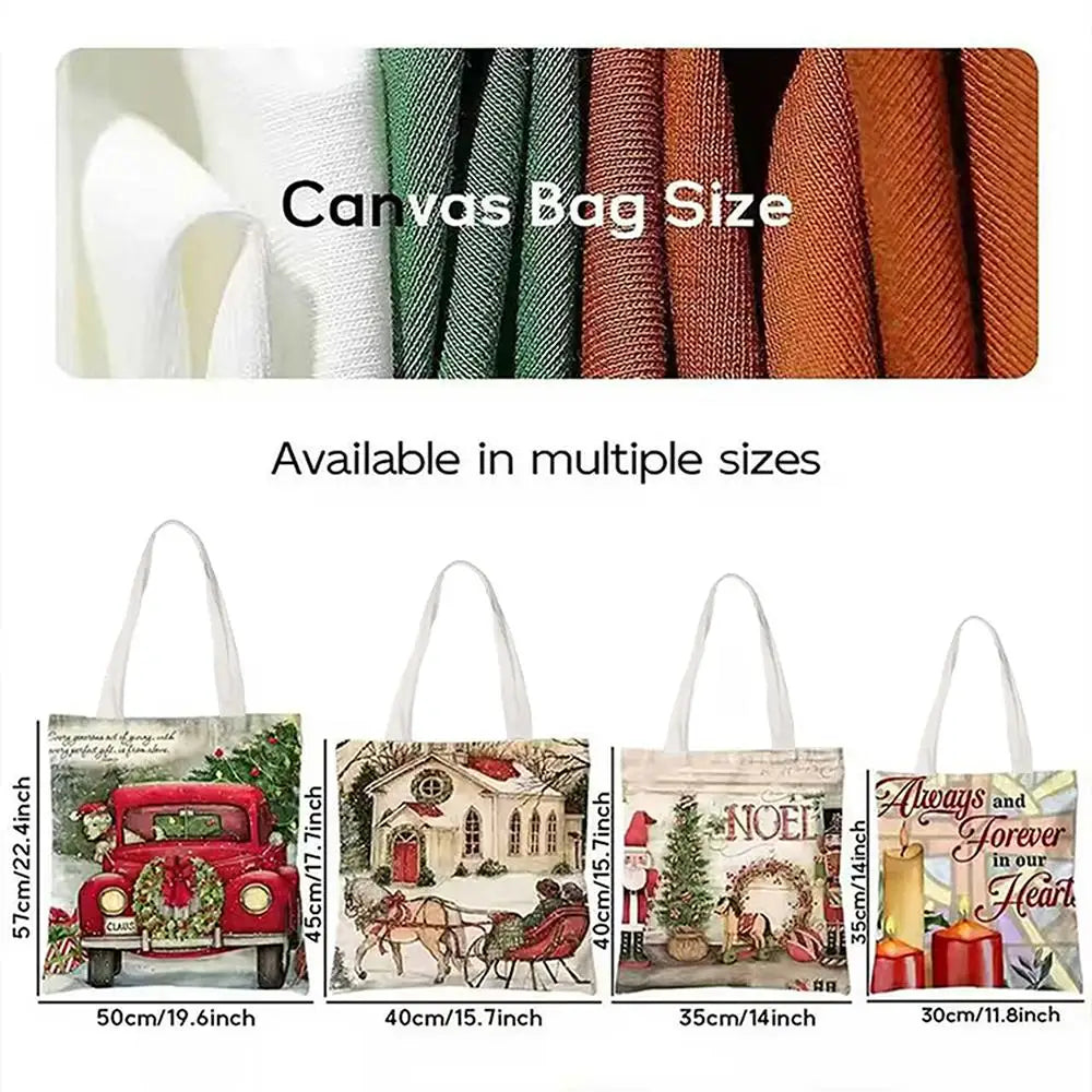 Cute Dachshund Art Canvas Double-Sided Print Tote Bag Large Capacity