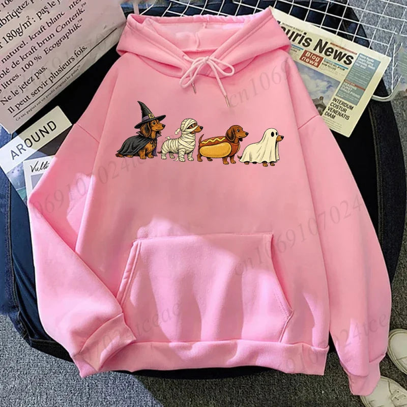 Dachshund Halloween Family Hoodie