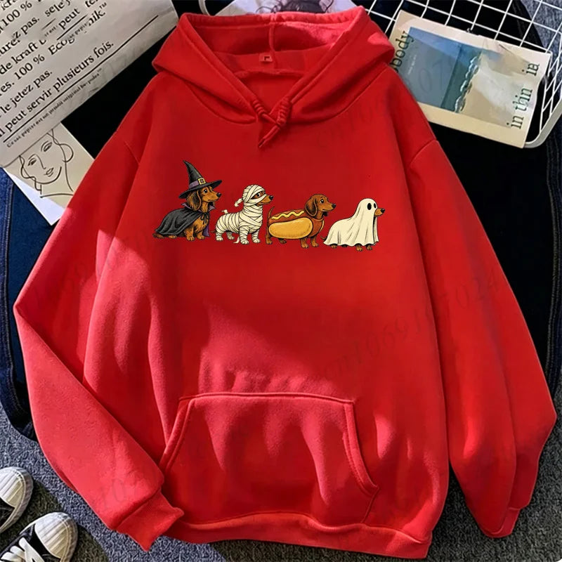 Dachshund Halloween Family Hoodie