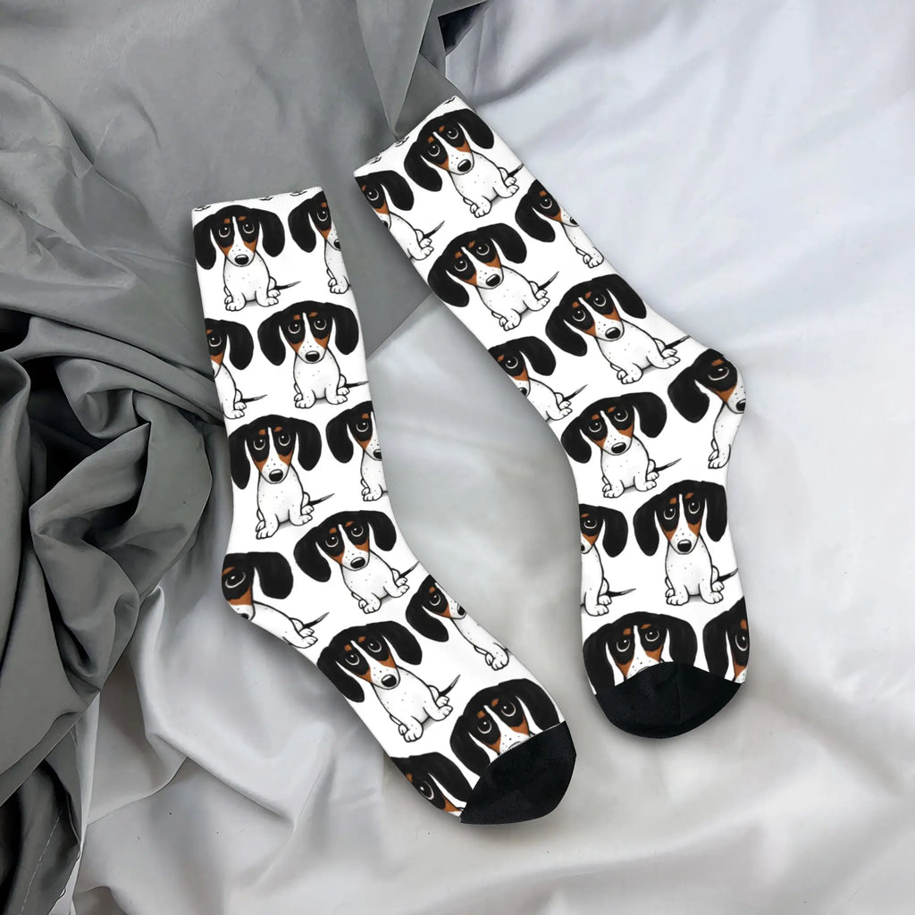 Cute Dachshund Dogs Funny Socks Non-Slip Socks