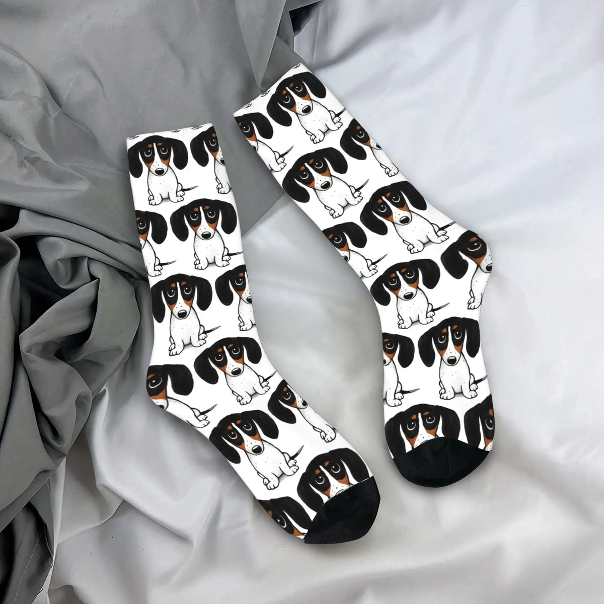 Cute Dachshund Dogs Funny Socks Non-Slip Socks