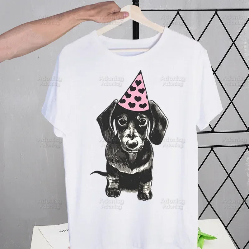 Dachshund Anatomy Men's Retro Tee
