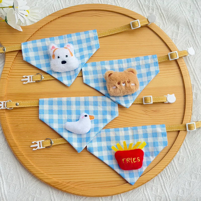 Cute Dog Bib & Collar