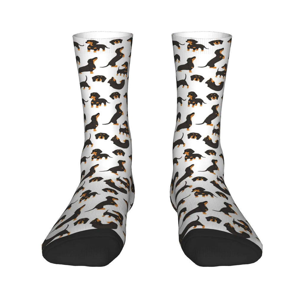 Cute Dachshund Dogs Funny Socks Non-Slip Socks