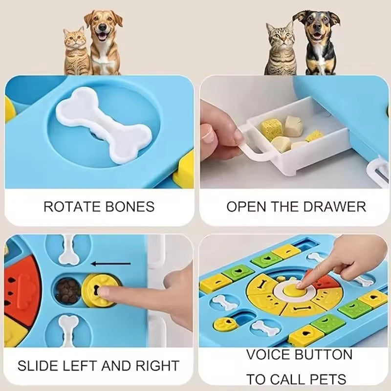 Interactive Dog Puzzle Enrichment Toy