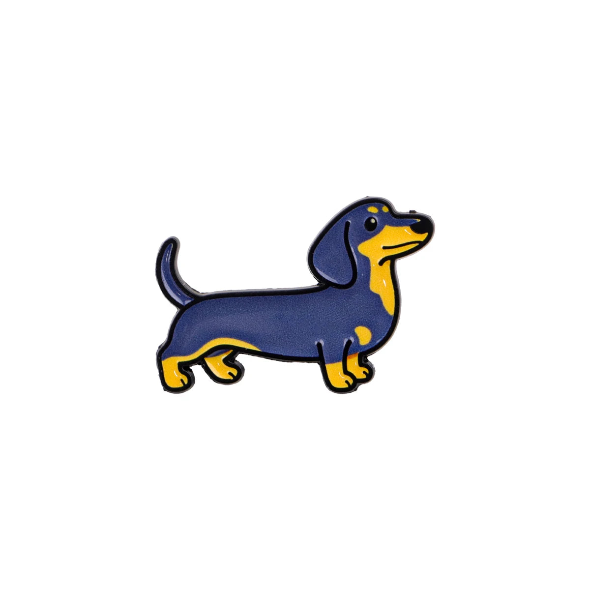 Cute Dachshund Soft Enamel Brooch Pin