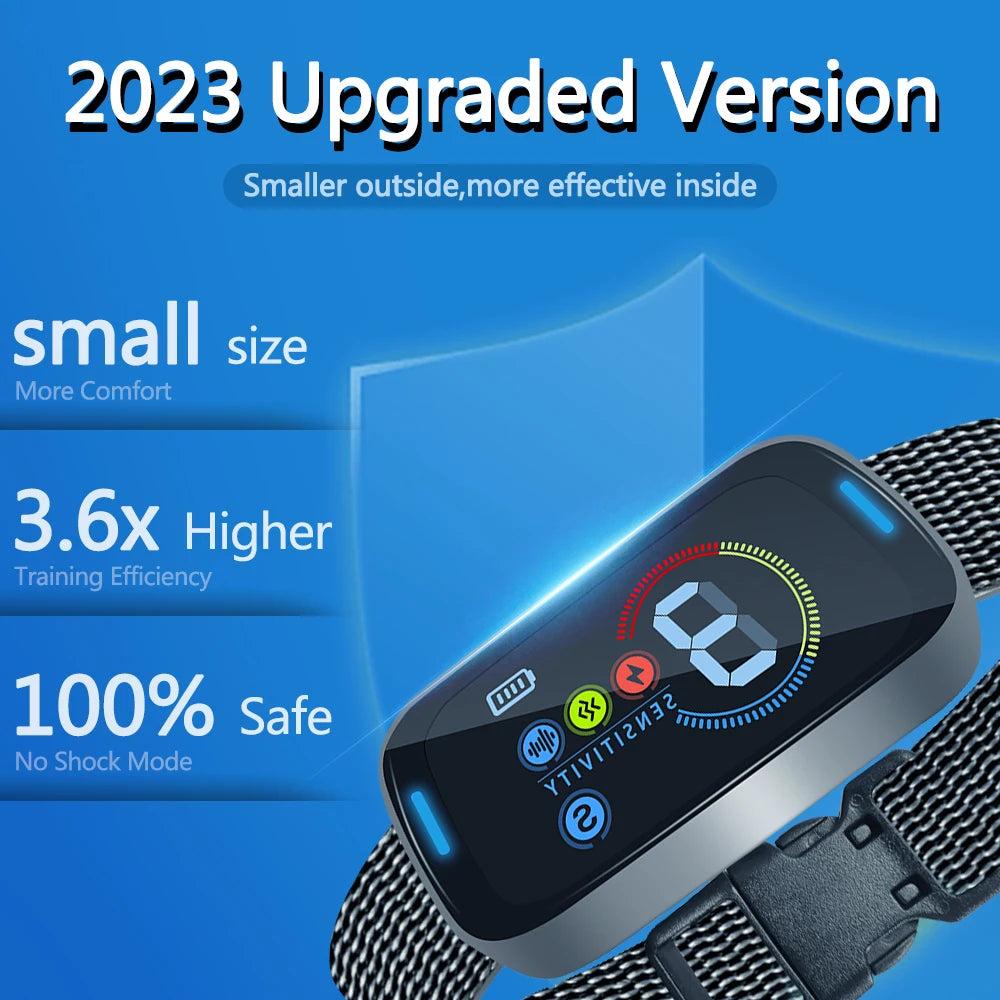 Smart Rechargeable Anti-Bark Training Collar