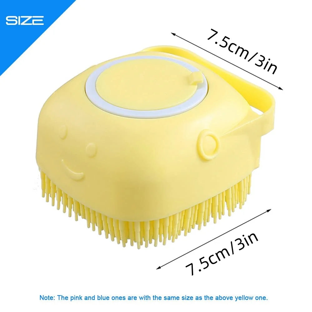 Silicone Dog Bath & Massage Brush