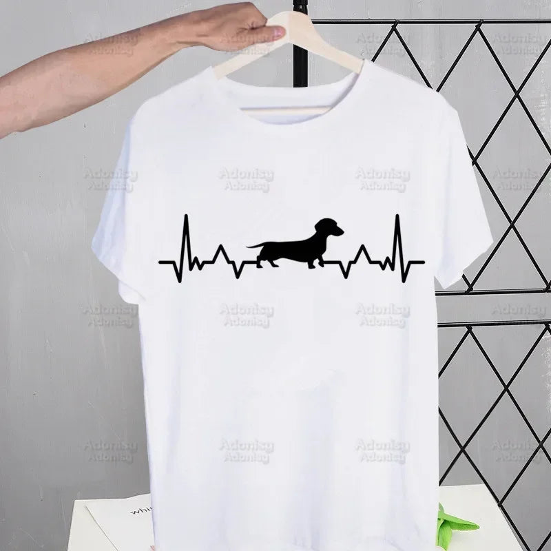 Dachshund Anatomy Men's Retro Tee
