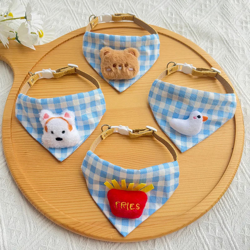 Cute Dog Bib & Collar