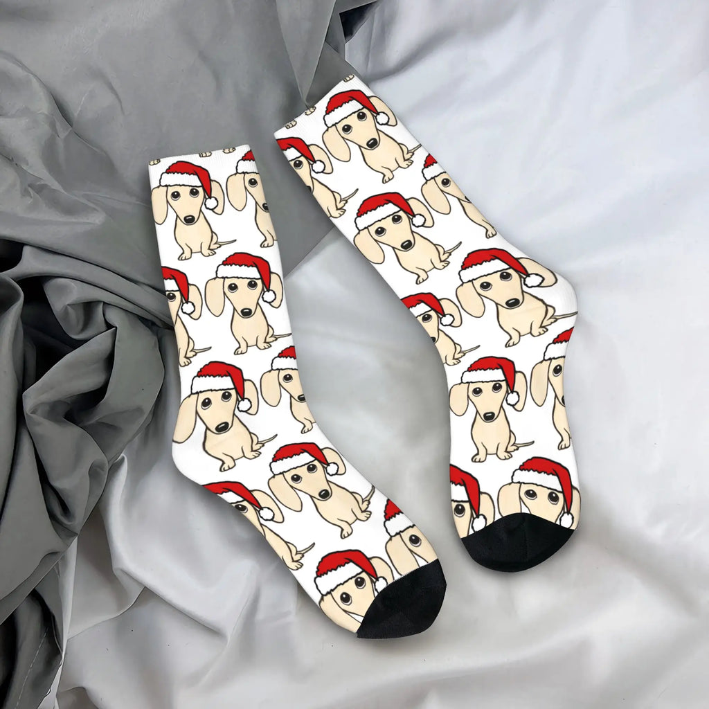 Cute Dachshund Dogs Funny Socks Non-Slip Socks