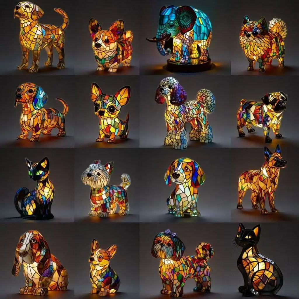 Dachshund and friends Animal LED Light Living Room Decoration