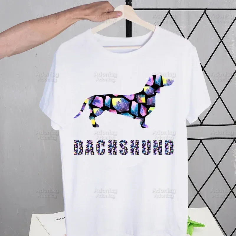 Dachshund Anatomy Men's Retro Tee