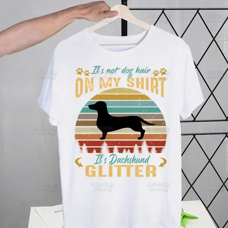 Dachshund Anatomy Men's Retro Tee