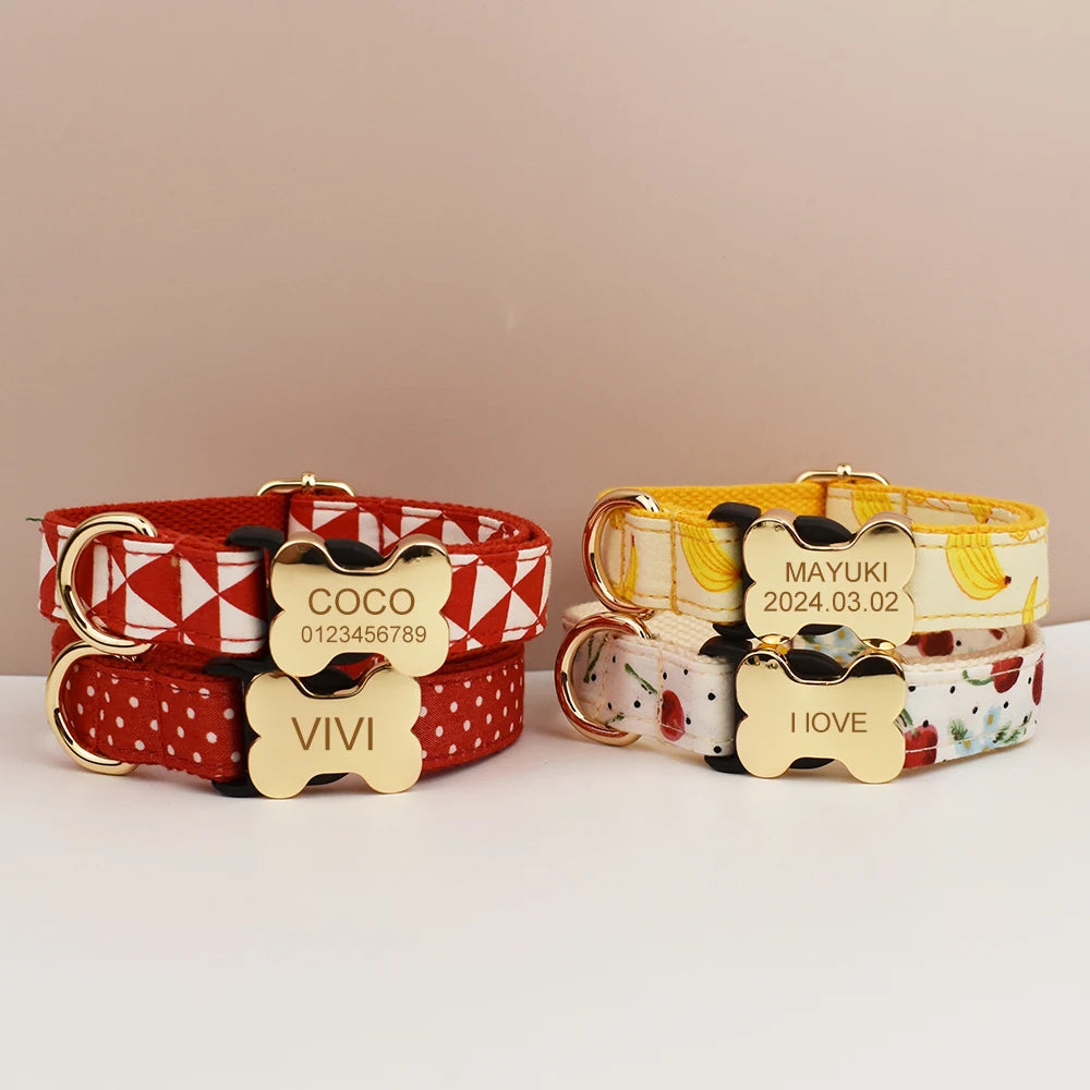 Custom Engraved Nameplate Dog Collar