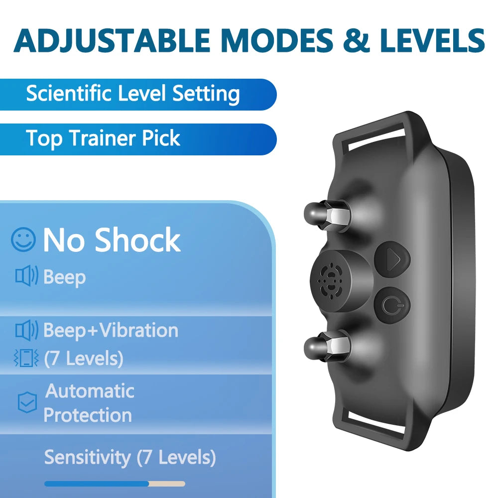 Smart Rechargeable Anti-Bark Training Collar