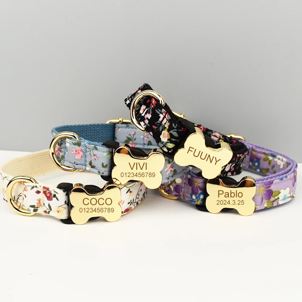 Custom Engraved Nameplate Dog Collar