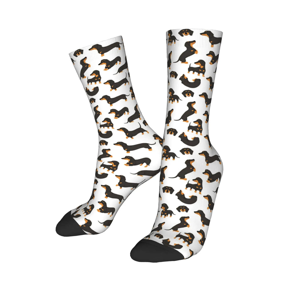 Cute Dachshund Dogs Funny Socks Non-Slip Socks