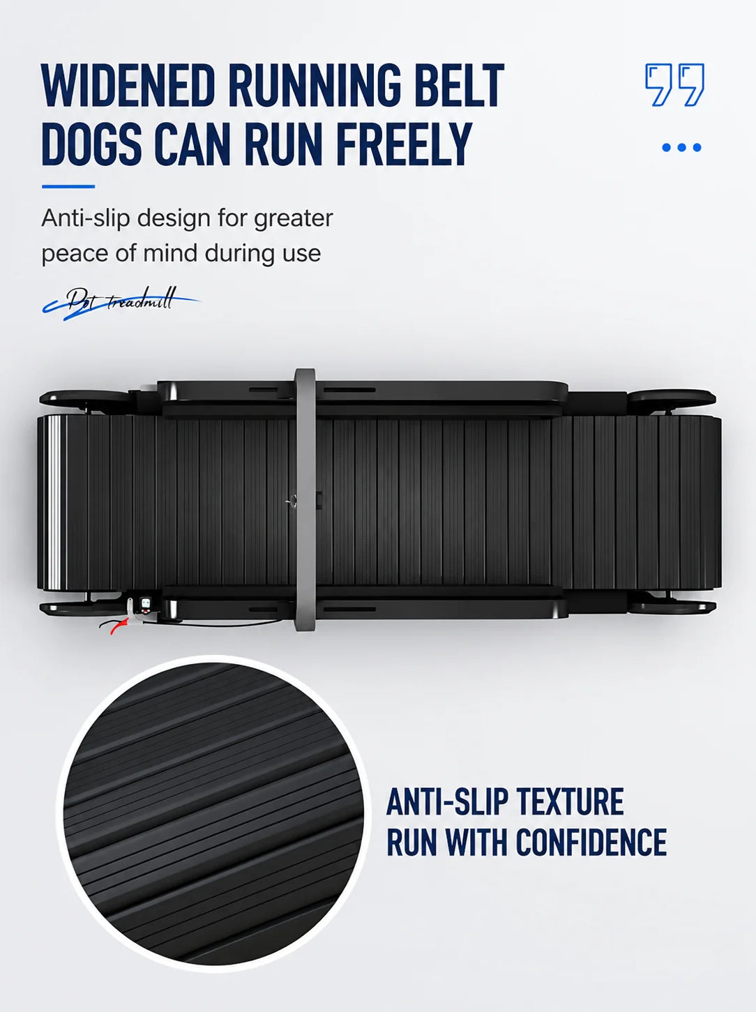 Heavy-duty Non-Motorized Quiet Dog Treadmill