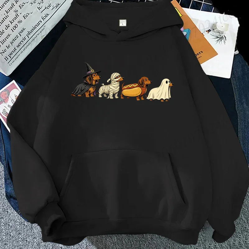 Dachshund Halloween Family Hoodie