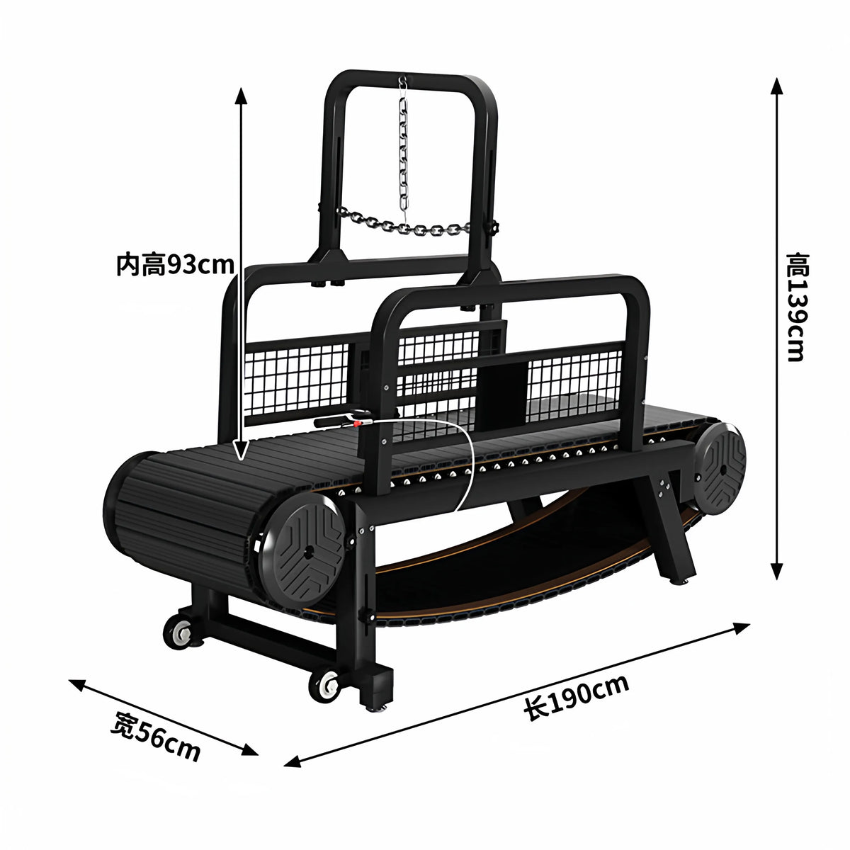 Heavy-duty Non-Motorized Quiet Dog Treadmill