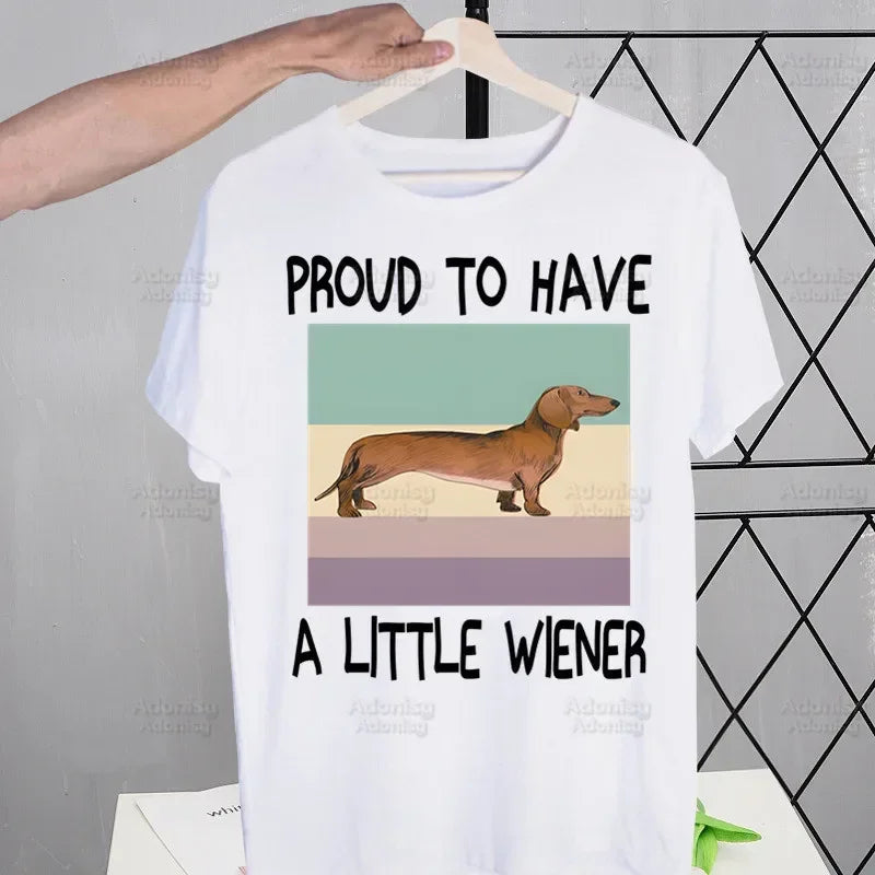Dachshund Anatomy Men's Retro Tee