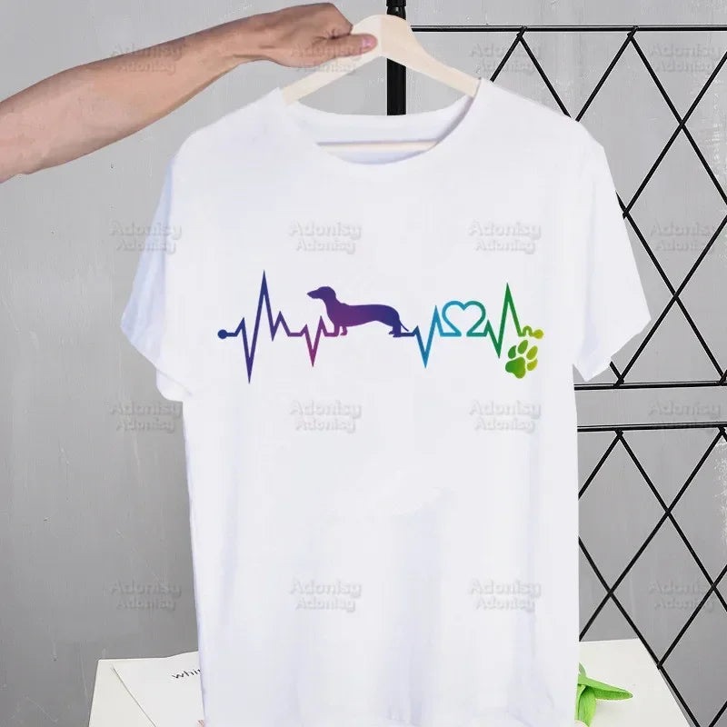 Dachshund Anatomy Men's Retro Tee