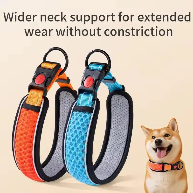 Wide neck support Soft Dog Collar