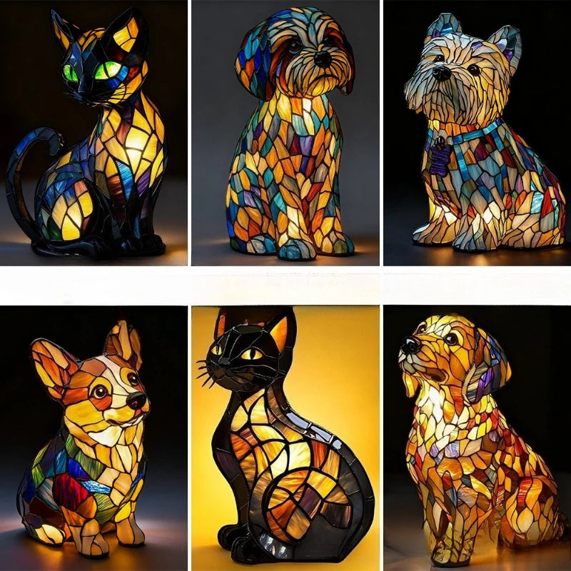 Dachshund and friends Animal LED Light Living Room Decoration