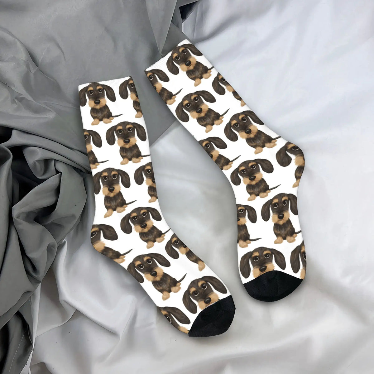 Cute Dachshund Dogs Funny Socks Non-Slip Socks