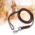 Premium Leather Dog Training Leash
