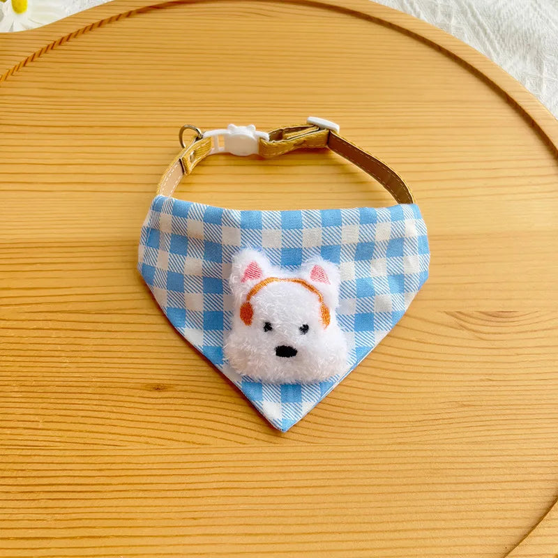 Cute Dog Bib & Collar